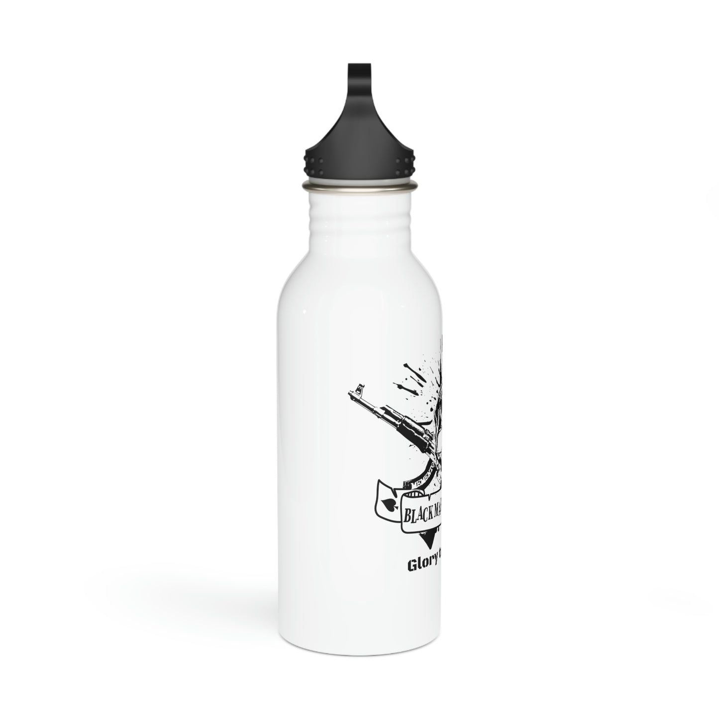 BMC Stainless Steel Water Bottle - White – Black Maple Company